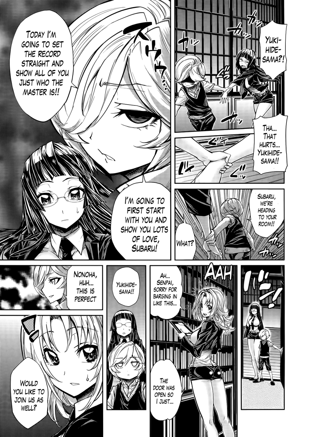 Hentai Manga Comic-Harem Butai wa Boku wo Shaburi Tsukusu-Chapter 2-7